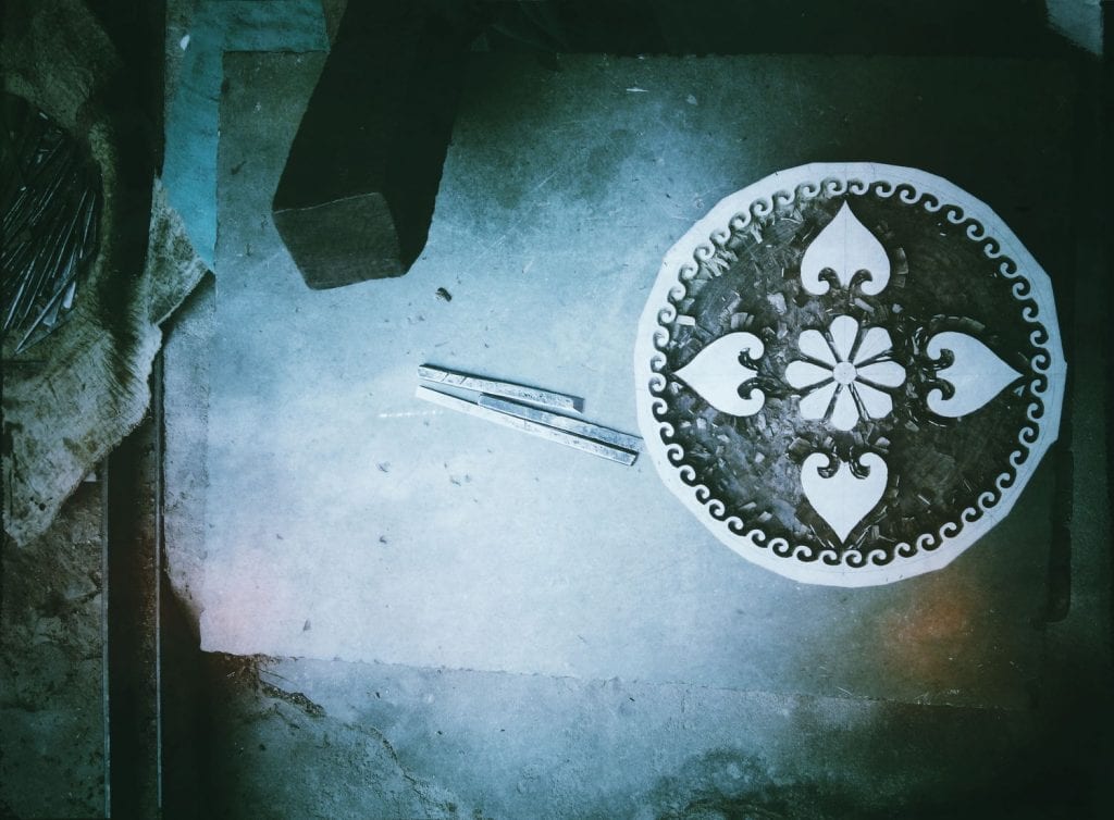 Stunning block print template