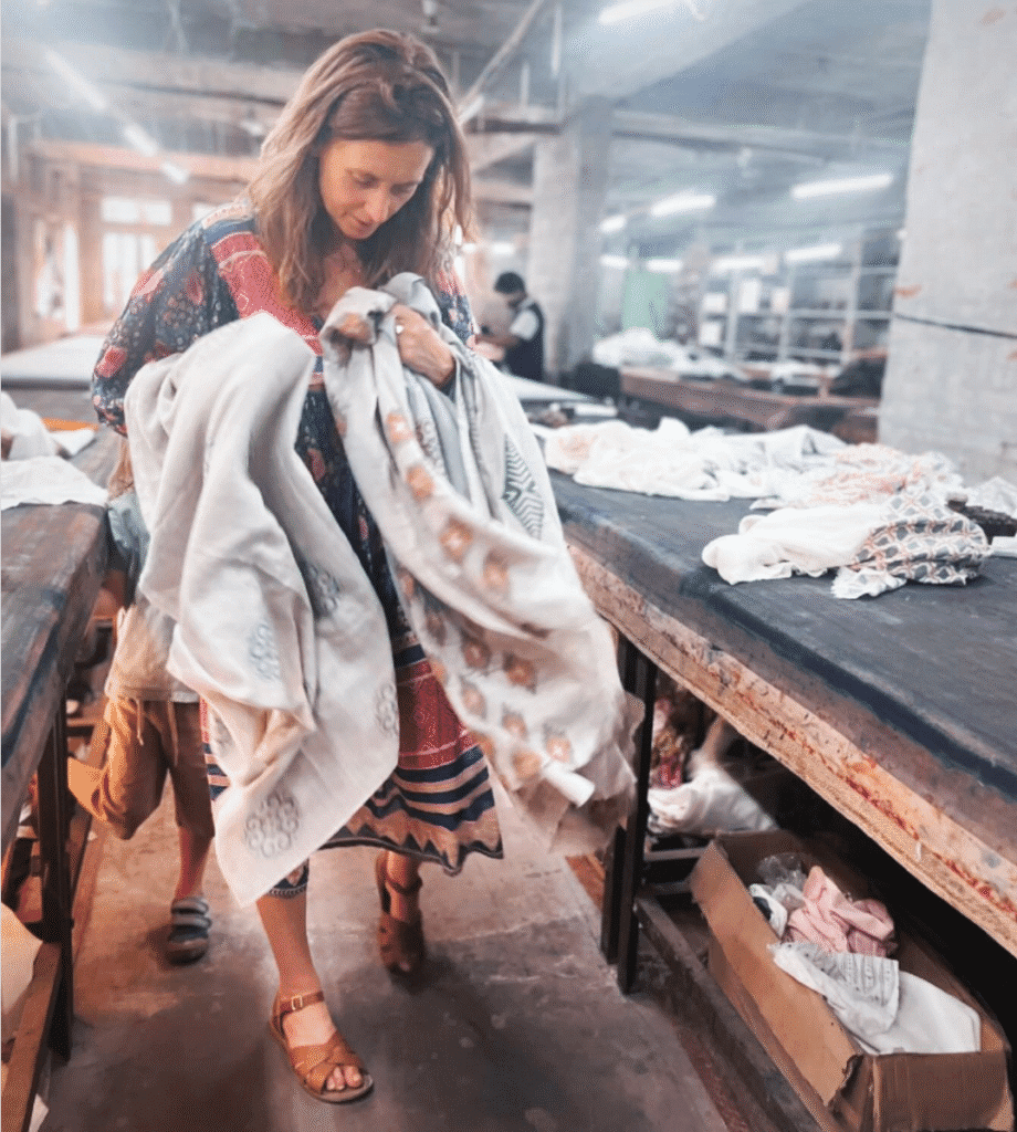 Beshlie in Jaipur workshop