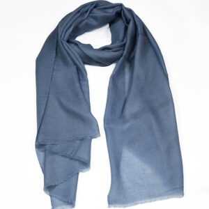 Primavera Cashmere Shawl - Cornflower Blue